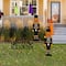 Glitzhome® 32"H Halloween Metal Nutcracker and HAPPY HALLOWEEN Yard Stake Set